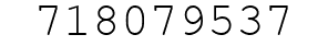 Number 718079537.
