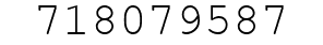 Number 718079587.