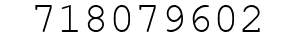Number 718079602.