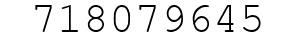 Number 718079645.