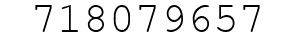 Number 718079657.
