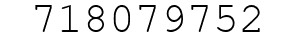 Number 718079752.