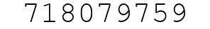 Number 718079759.