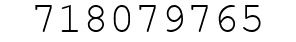 Number 718079765.