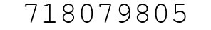 Number 718079805.