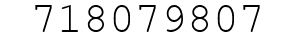Number 718079807.