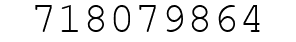 Number 718079864.