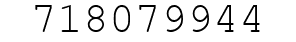 Number 718079944.