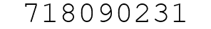 Number 718090231.