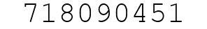 Number 718090451.