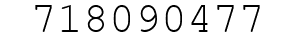 Number 718090477.