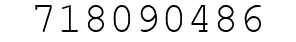 Number 718090486.