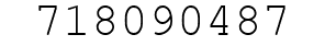 Number 718090487.
