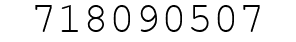 Number 718090507.