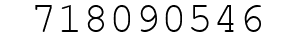 Number 718090546.