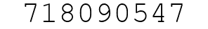 Number 718090547.