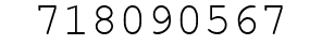 Number 718090567.