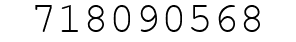 Number 718090568.