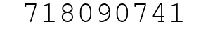 Number 718090741.