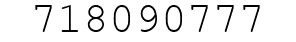 Number 718090777.