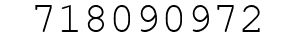 Number 718090972.