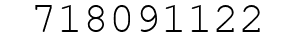 Number 718091122.