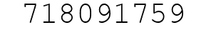 Number 718091759.