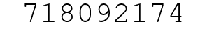 Number 718092174.