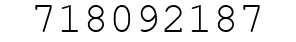 Number 718092187.