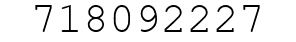 Number 718092227.