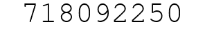 Number 718092250.