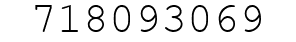 Number 718093069.
