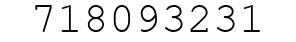 Number 718093231.