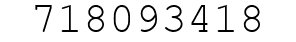 Number 718093418.