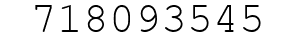 Number 718093545.