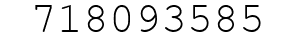Number 718093585.