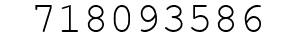 Number 718093586.