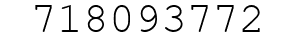 Number 718093772.