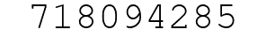 Number 718094285.