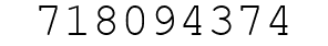 Number 718094374.