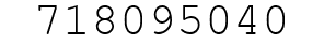 Number 718095040.