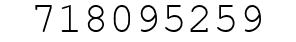 Number 718095259.