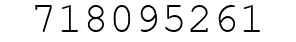 Number 718095261.