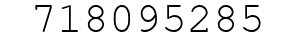 Number 718095285.