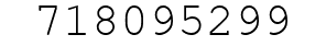 Number 718095299.