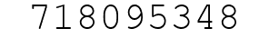 Number 718095348.
