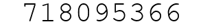 Number 718095366.