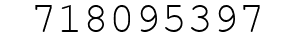 Number 718095397.