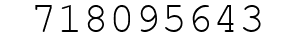 Number 718095643.