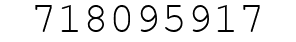 Number 718095917.